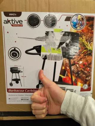 Barbacoa Carbón Aktive Portátil