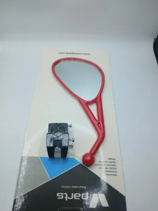 Espejo Retrovisor Plegable Rojo homologado