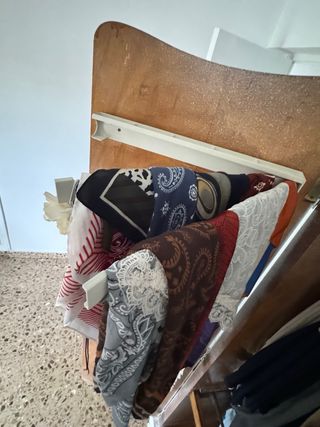 Armario vintage madera blanco