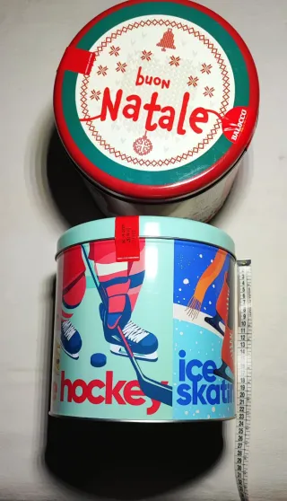 Set 2 Scatole Balocco Natale Winter Sport