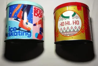 Set 2 Scatole Balocco Natale Winter Sport