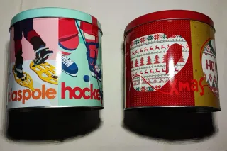 Set 2 Scatole Balocco Natale Winter Sport