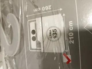 Sábana bajera 1.35.Nueva