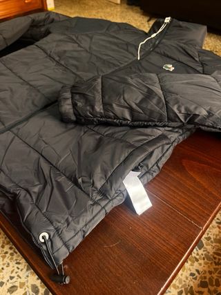 Chaqueta Lacoste Negra y Gris