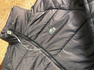 Chaqueta Lacoste Negra y Gris