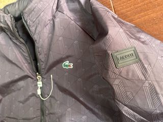 Chaqueta Lacoste Negra y Gris