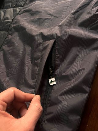 Chaqueta Lacoste Negra y Gris