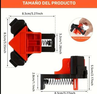 4 Sargentos Esquina 90° Carpintería reaurilizables