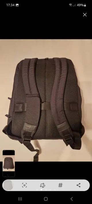 Mochila Samsonite Mysight Negra y Gris