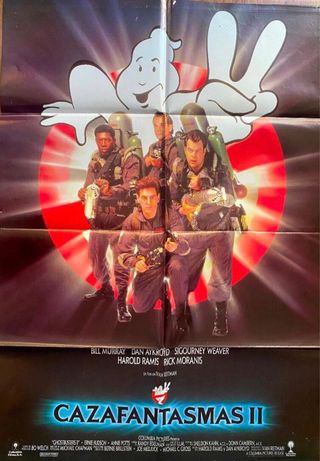 Cartel Cine Cazafantasmas 2 Original