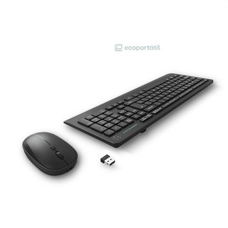 Pack Teclado + Ratón Energy System Office Set 3 Silent Inalámbricos Wireless, Nuevo