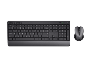 Pack Teclado + Ratón Trust TREZO (24531) Inalámbrico Wireless Negro, Nuevo