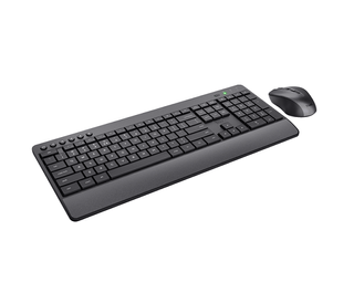Pack Teclado + Ratón Trust TREZO (24531) Inalámbrico Wireless Negro, Nuevo