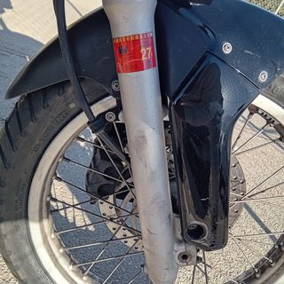 BMW Trail Moto Negra