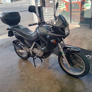 BMW Trail Moto Negra