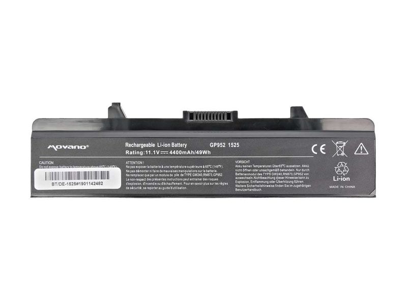 Movano Batería para Dell Inspiron 1525, 1526 11,1 V (10,8 V) 4400 mAh (49 Wh) afbeelding 3