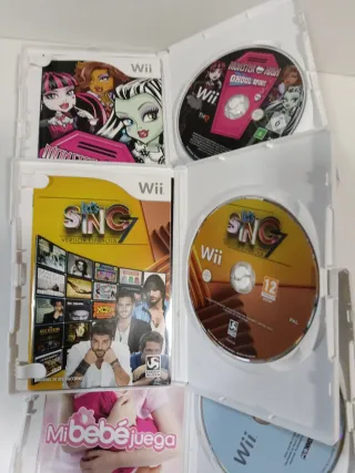 Lote 5 Juegos Wii Nintendo