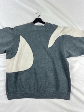 Sudadera Adidas Gris y Beige