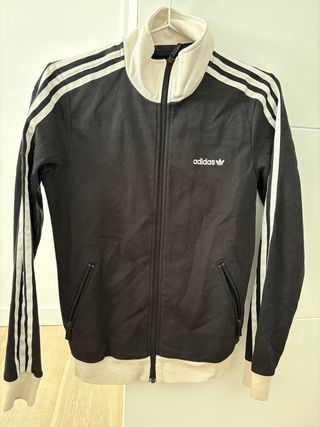 Sudadera Adidas Originals Negra y Blanca
