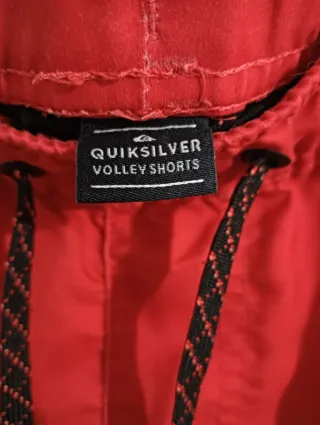 Bañador Quiksilver Rojo y Negro