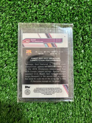 Gavi /99 Topps Finest UCC FC Barcelona