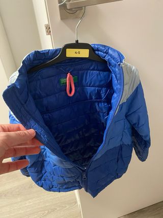 2 Chaquetas niño 3-4 años azul y gris