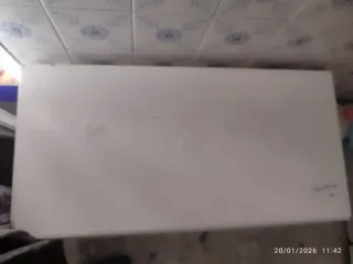 Baúl blanco de madera