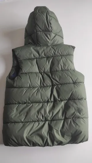 Chaleco Sfera niño verde con capucha