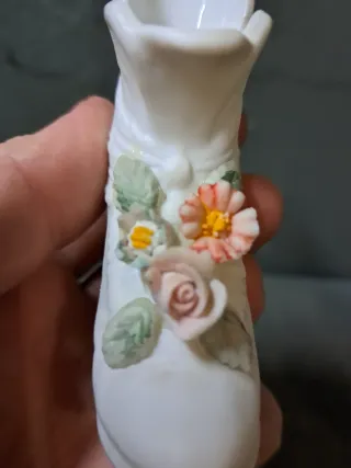 Miniaturas zapatos porcelana Japonesa