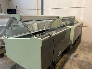 Vitrina expositora de helados