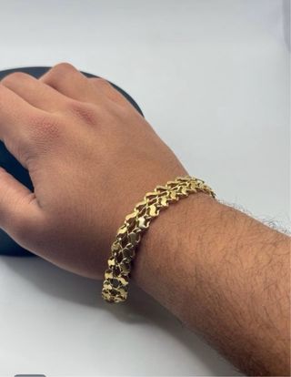 Pulsera Oro 18k Diseño -peso 10,25g -medida 20cm