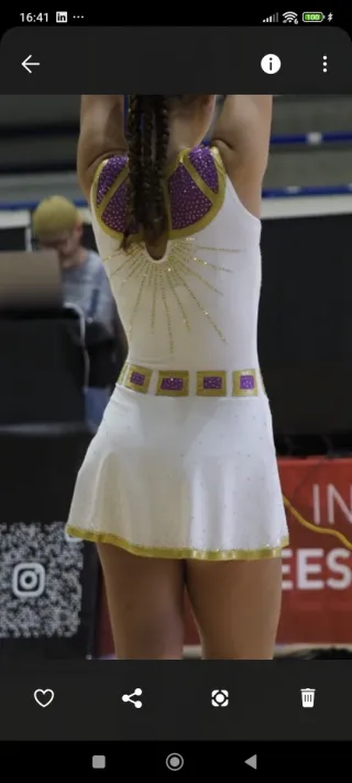 Maillot patinaje talla 14