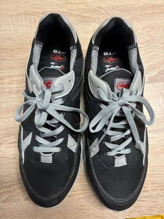 Zapatos de seguridad FTG Sport negros y grises