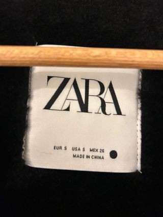 Chaqueta Biker Aviador Zara Negra