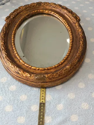 Espejo Barroco S. XVIII Dorado, madera