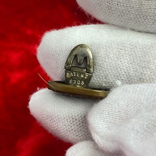 Gemelos Art Déco Bronceado Vintage