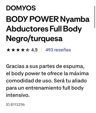 Anillo Pilates Body Power Piernas