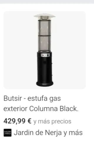 Estufa exterior BUTSIR