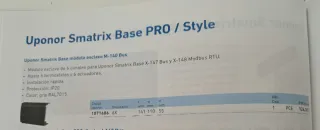 Lote 5 uds. Uponor Smatrix Base 1071686