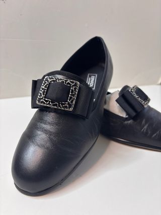 Zapatos fallero o Torrenti Negros con  Hebilla