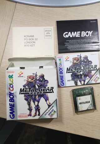 Metal Gear Solid Game Boy Color Konami