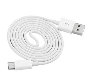 Cable USB Tipo C 1M - USB carga y datos, Blanco Samsung, Huawei - 1º Calidad