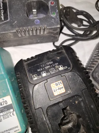 6 Cargadores de Baterías Varias