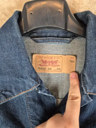 Giacca di jeans Levi's 70500 04 XXL