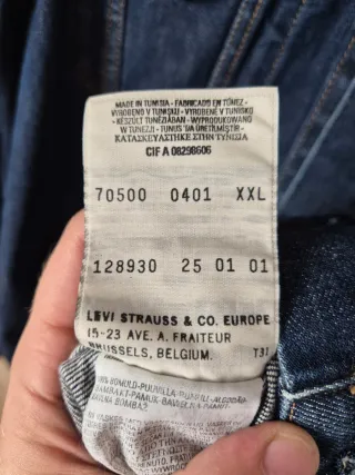 Giacca di jeans Levi's 70500 04 XXL