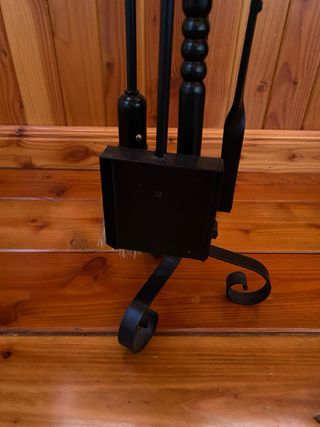 Set de Accesorios para Chimenea de metal.