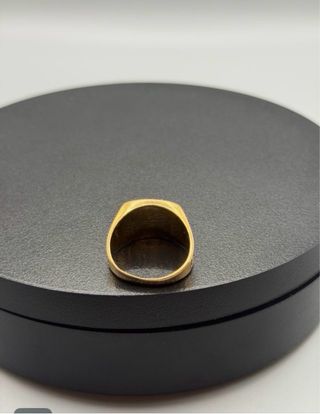 Anillo Sello Oro 18k Macizo -peso 7.08g -medida 20