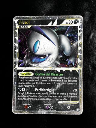 Carte Pokémon Absol e Kyogre ex