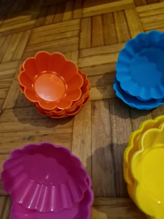 Lote Cajas Metálicas y (Moldes Silicona sin usar)