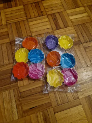 Lote Cajas Metálicas y (Moldes Silicona sin usar)